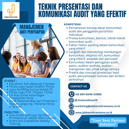 Teknik Presentasi dan Komunikasi Audit yang Efektif